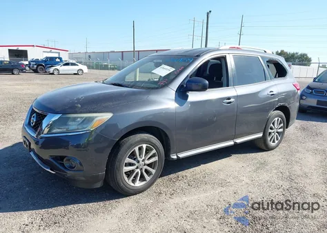 2013 Nissan Pathfinder Sv из США, поврежденный, VIN 5N1AR2MN8DC642770